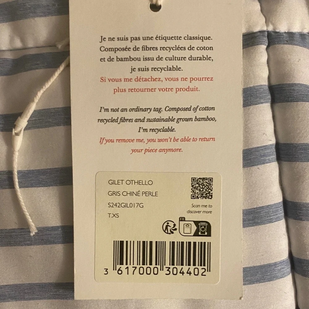 Sezane Charcoal Cardigan Sweater - Picture 5 of 5